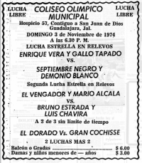 source: http://www.thecubsfan.com/cmll/images/cards/19741103coliseoolimpico.PNG