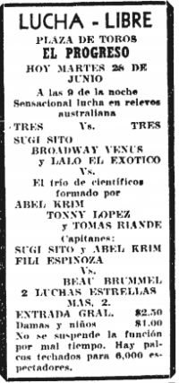 source: http://www.thecubsfan.com/cmll/images/cards/19550628progreso.PNG