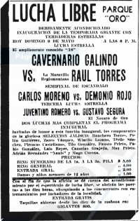 source: http://www.thecubsfan.com/cmll/images/cards/19540509parqueoro.PNG
