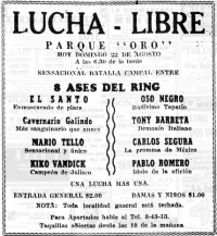 source: http://www.thecubsfan.com/cmll/images/cards/19540822parqueoro.PNG