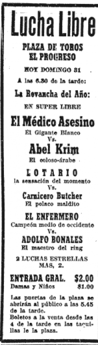 source: http://www.thecubsfan.com/cmll/images/cards/19541031progreso.PNG
