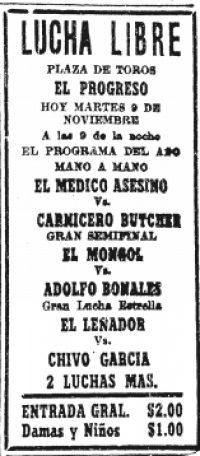 source: http://www.thecubsfan.com/cmll/images/cards/19541109progreso.PNG