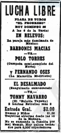 source: http://www.thecubsfan.com/cmll/images/cards/19530628progreso.PNG