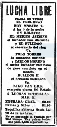 source: http://www.thecubsfan.com/cmll/images/cards/19530707progreso.PNG