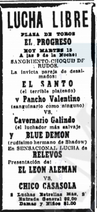 source: http://www.thecubsfan.com/cmll/images/cards/19520415progreso.PNG