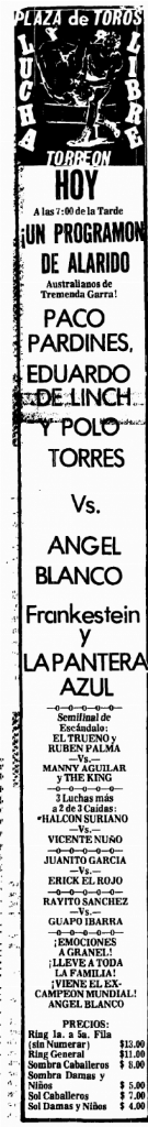 source: http://www.luchadb.com/images/cards/1970Laguna/19740929plaza.png
