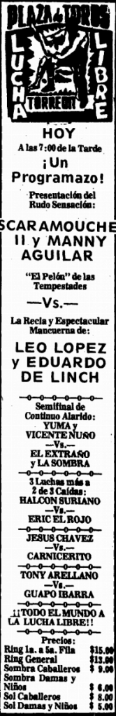 source: http://www.luchadb.com/images/cards/1970Laguna/19750615plaza.png