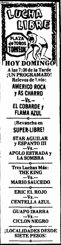 source: http://www.luchadb.com/images/cards/1970Laguna/19770501plaza.png