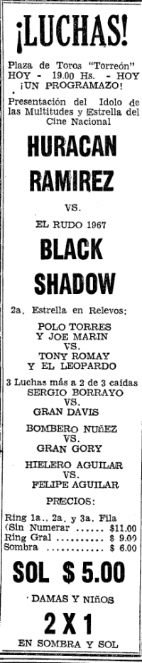 source: http://www.luchadb.com/images/cards/1960Laguna/19670625plaza.png