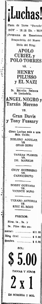 source: http://www.luchadb.com/images/cards/1960Laguna/19671210plaza.png