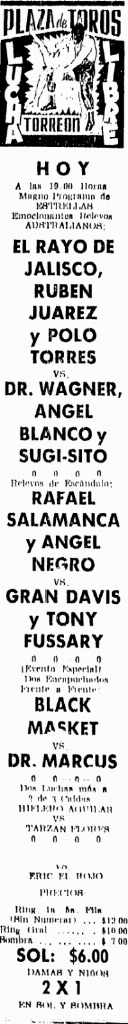 source: http://www.luchadb.com/images/cards/1960Laguna/19680407plaza.png