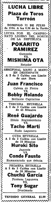 source: http://www.luchadb.com/images/cards/1950Laguna/19540711plaza.png