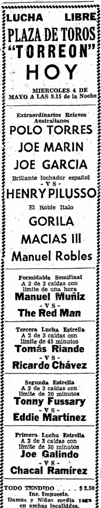 source: http://www.luchadb.com/images/cards/1950Laguna/19550504plaza.png