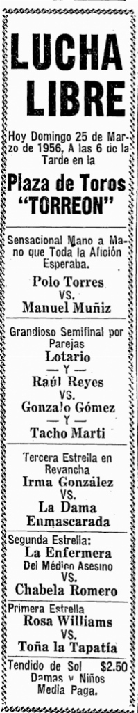 source: http://www.luchadb.com/images/cards/1950Laguna/19560325plaza.png