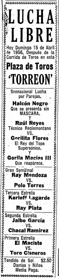 source: http://www.luchadb.com/images/cards/1950Laguna/19560415plaza.png