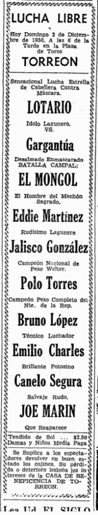 source: http://www.luchadb.com/images/cards/1950Laguna/19561202plaza.png