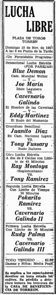 source: http://www.luchadb.com/images/cards/1950Laguna/19571110plaza.png