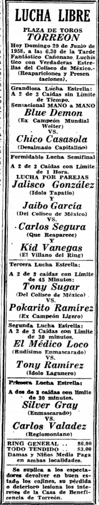 source: http://www.luchadb.com/images/cards/1950Laguna/19580629plaza.png