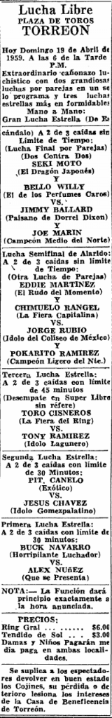 source: http://www.luchadb.com/images/cards/1950Laguna/19590419plaza.png